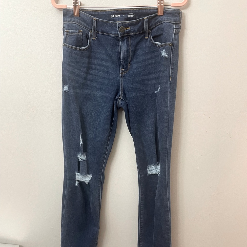 Distressed Old Navy Jeans - Casual Cool Style